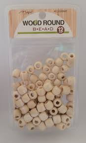 Magic collection wood round beads