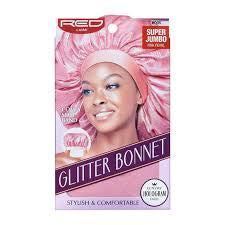 RED Glitter Bonnet