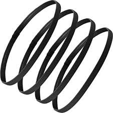 Sisi collection black thick elastic head bands