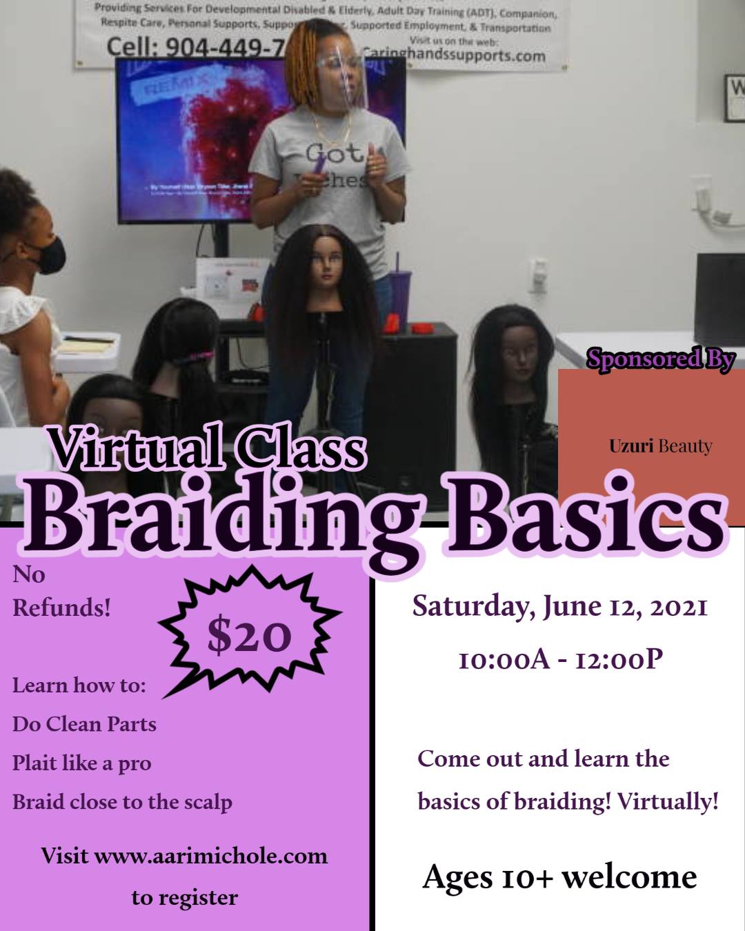 Michole Styles Braiding Basics Course