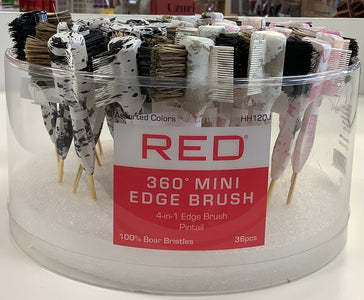RED by Kiss 4-in-1 Mini Pintail Edge Brush