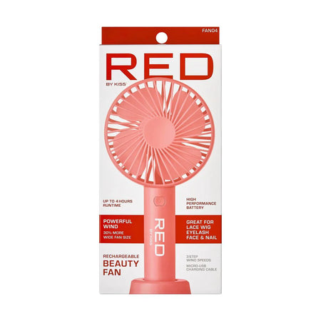 Red by kiss, rechargeable beauty fan