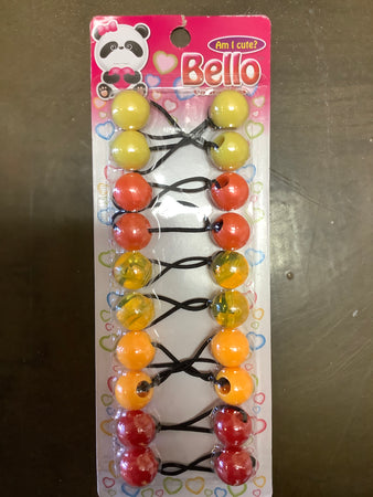 Bello collection orange, yellow, and red