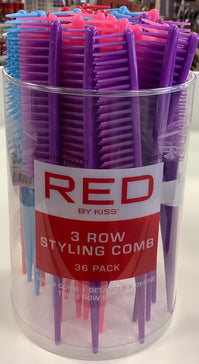 RED by Kiss 3-Row Styling Comb