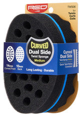 Curved dual side, twist, sponge, medium