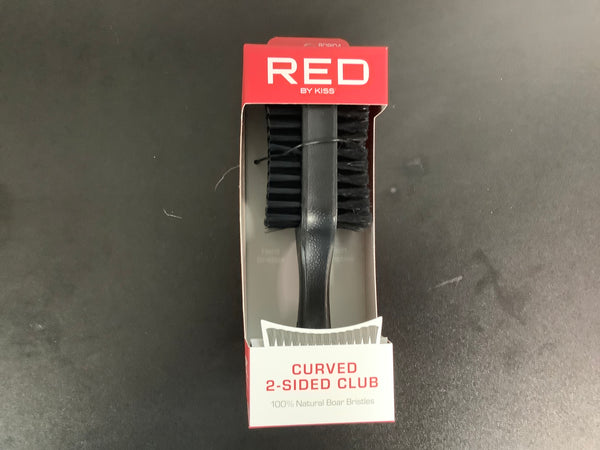 Curved 2sided club brush