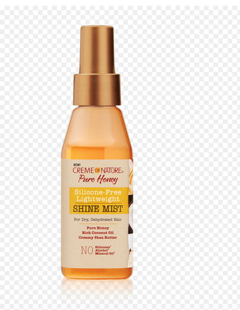 creme of nature pure honey shine mist