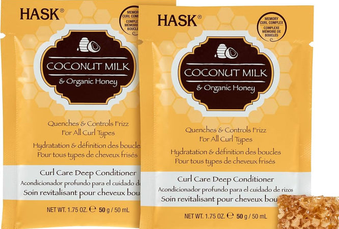 Coconut Milk & Organic Honey Packs
