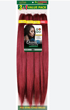 3+1 Value Pack Queen B Braid BG