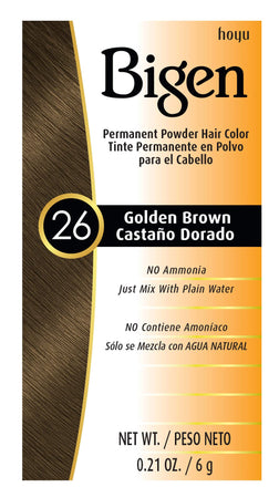 Bigen permanent powder hair color 26