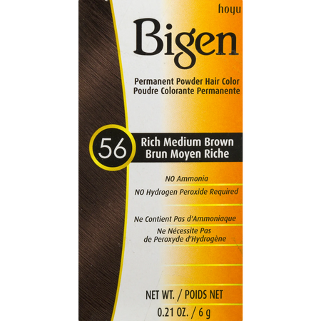 Bigen permanent powder hair color 56