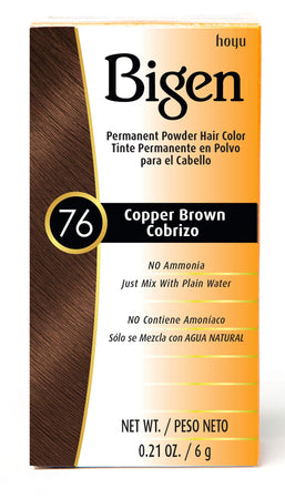 Bigen permanent powder hair color 76
