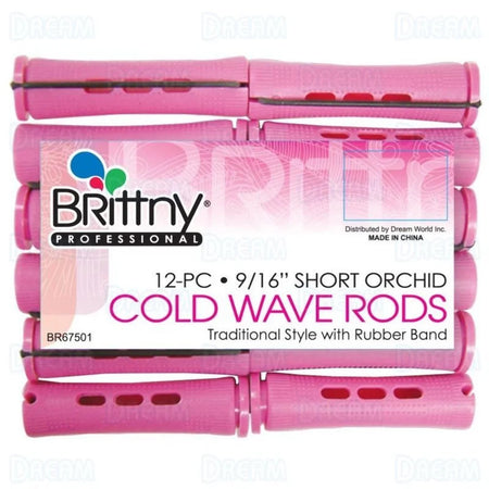 Brittany 12pc 9/16" short pink