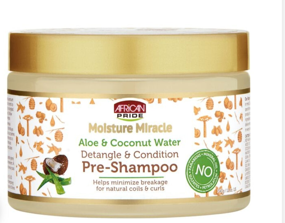 African Pride Aloe & coconut water pre-shampoo