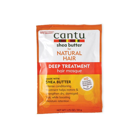 Cantu shea butter for natural hair deep treatment hair mask package