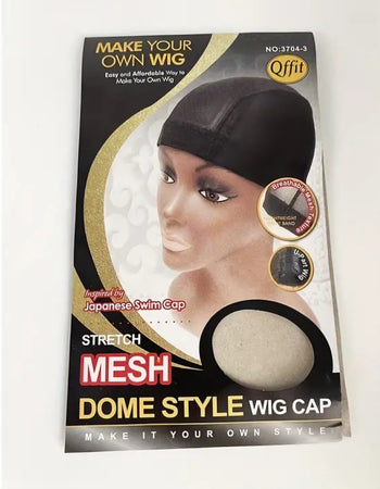 Qfitt black (mesh style wig cap)