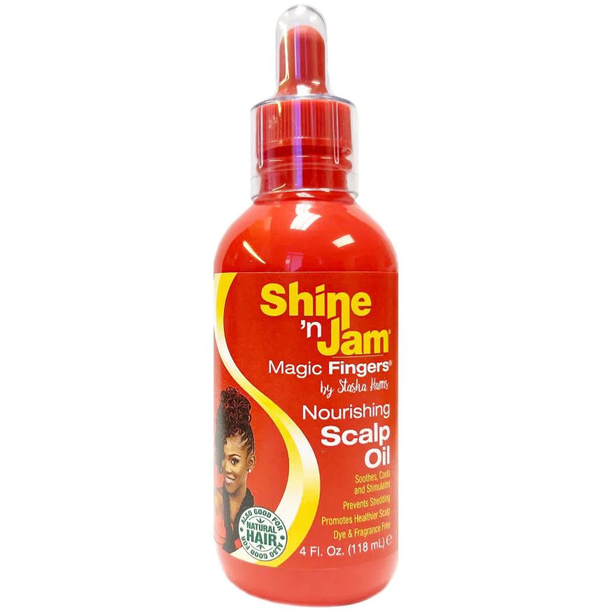 Shine and jam magic fingers scalp oil