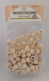 Magic collection wood round beads