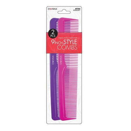 Multi color 9” wide comb