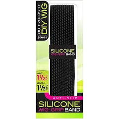 DIY wig grip band w/ silicone black