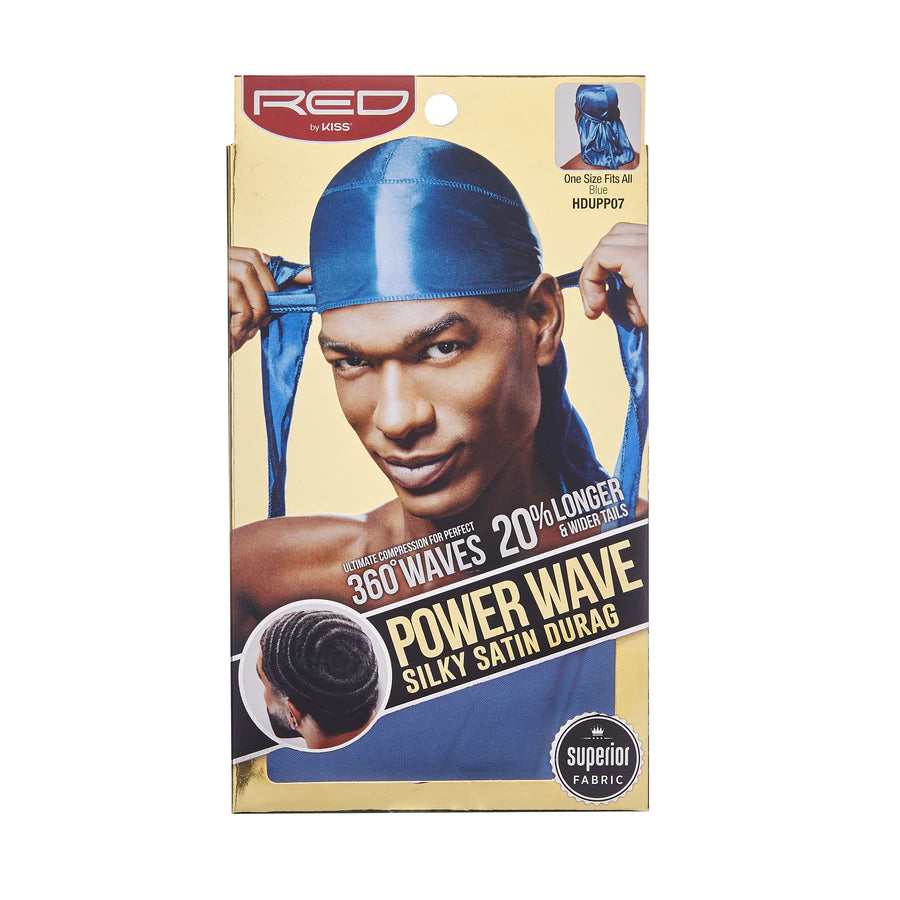 Red by kiss power wave durag