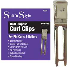 Dual purpose Curl clips (soft n style)