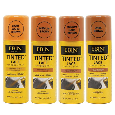 Ebin tinted lace spray light warm brown 2.7oz