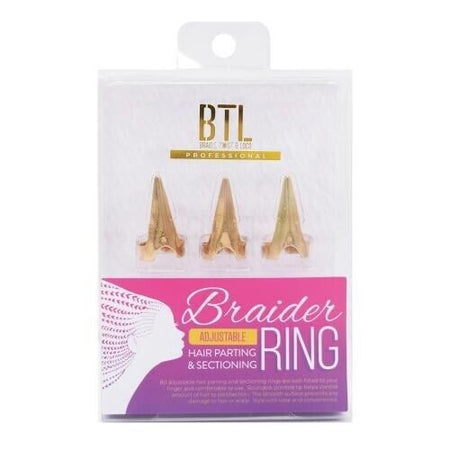 BTL adjustable braider ring gold