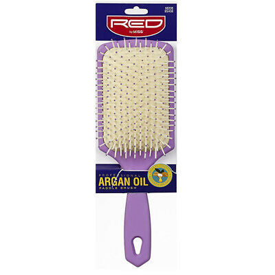 Red kiss paddle brush